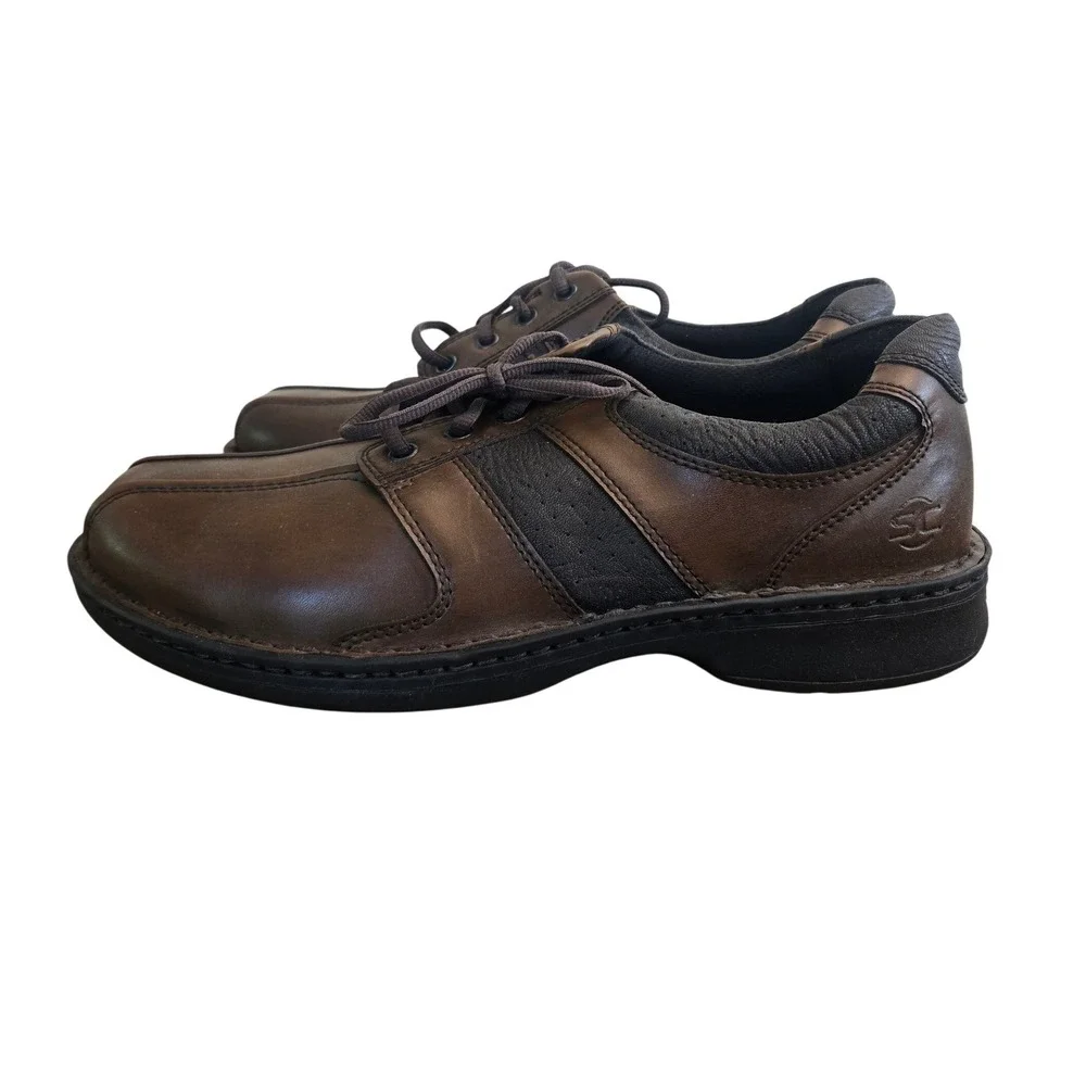Streetcars Diplomat Oxford Shoes Mens 13 M Brown Leather Bicycle Toe